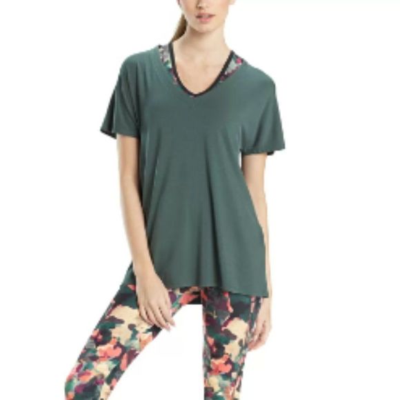 Josie Natori Women's Elements Dolman V-Neck Top-S - Picture 8 of 8